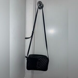 YSL Black Quilted Crossbody Bag
